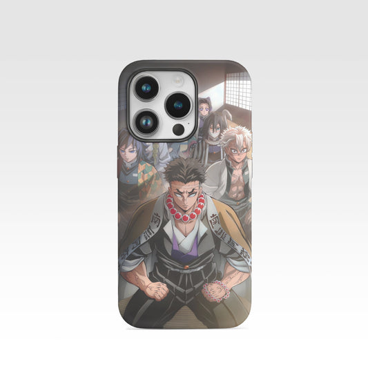 Coque iPhone Demon Slayer: Kimetsu no Yaiba - Entraînement des Piliers